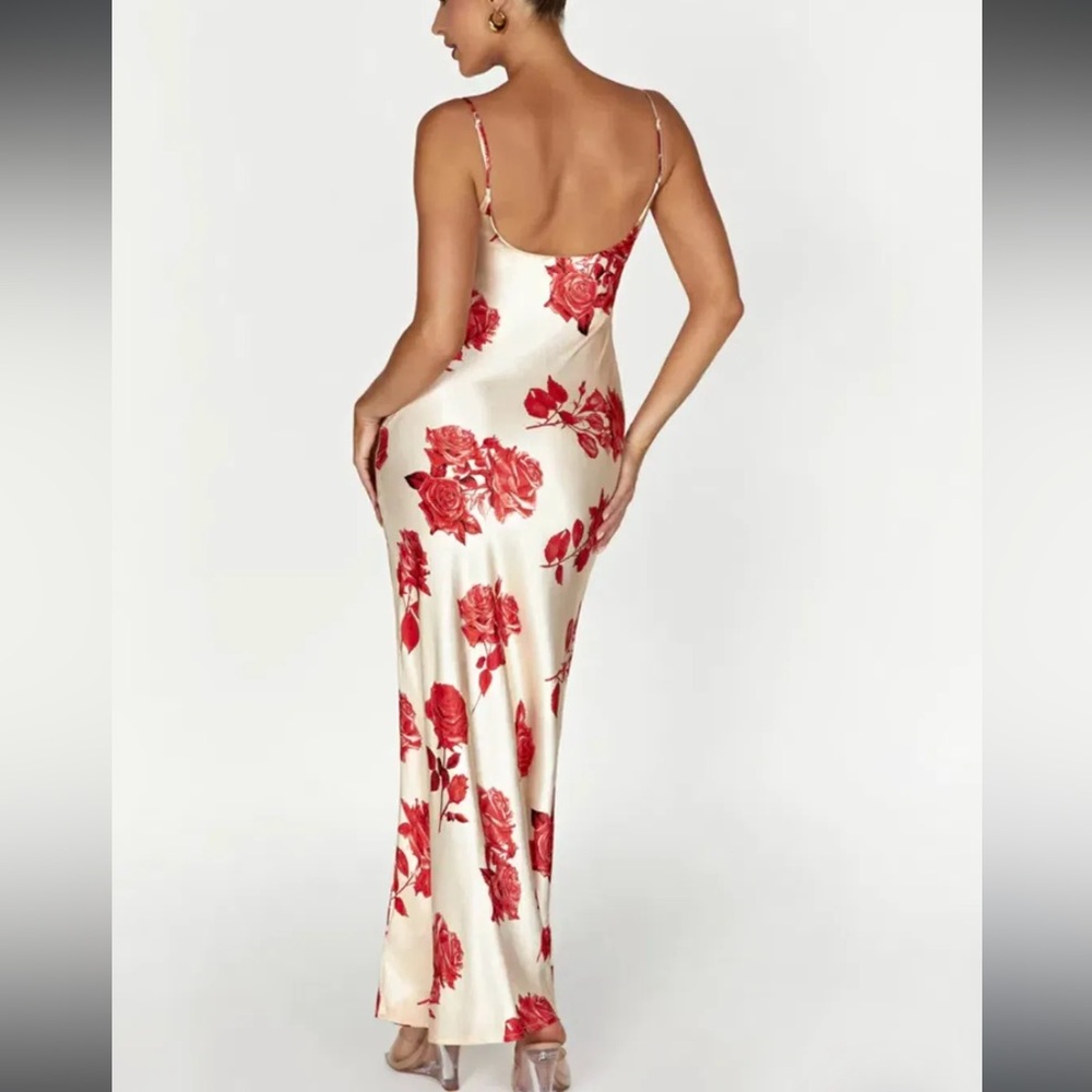Meshki floral satin dress - Picture 2 of 4